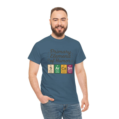 Funny Mens Science T-Shirt, Sarcasm Element of Humor Tee, Periodic Table Nerd Shirt for Him, Humor T-Shirt, Periodic Table Chemistry Humor