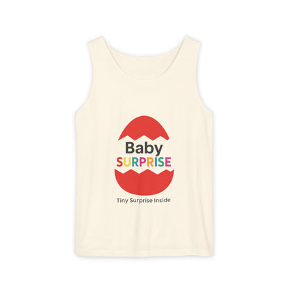 Baby Surprise Maternity Tank Top, Pregnancy Announcement Tank, Mom To Be Gift, Expecting Baby Reveal Top, Baby Shower Gift,Gender Reveal Tee