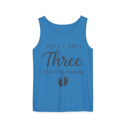 Maternity Tank Top, Cute Pregnancy Announcement Tank, Our Little Miracle Expecting Mom Gift, Baby Reveal Tee, Baby Showers Gift