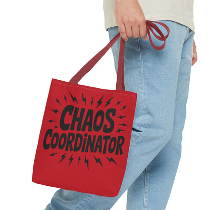 Chaos Coordinator Tote Bag, Fun Carryall for Busy Moms, Students, or Event Planners, Perfect Gift, Beach Weekender Bag,  Large Tote Bag