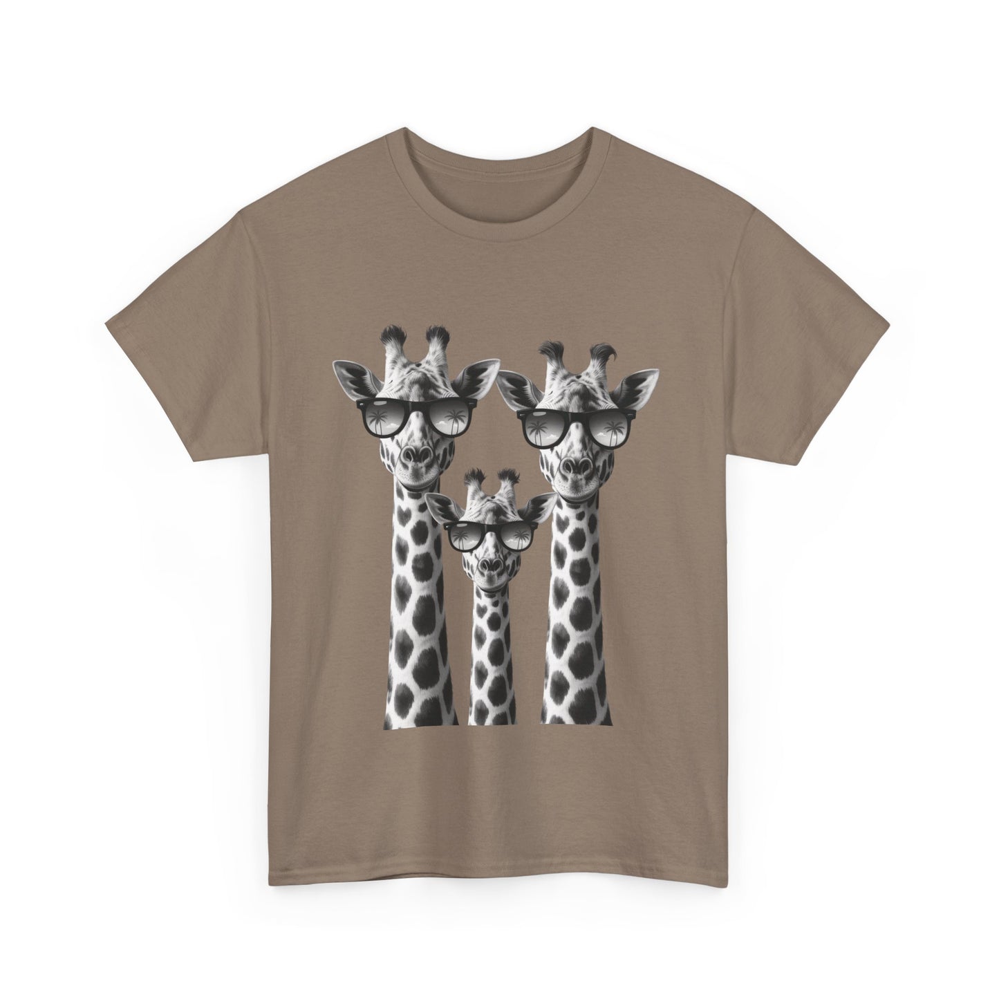 Cool Giraffes Unisex Tee, Fun Gift for Animal Lovers, Nature Enthusiasts, Safari Wildlife Lover Shirt