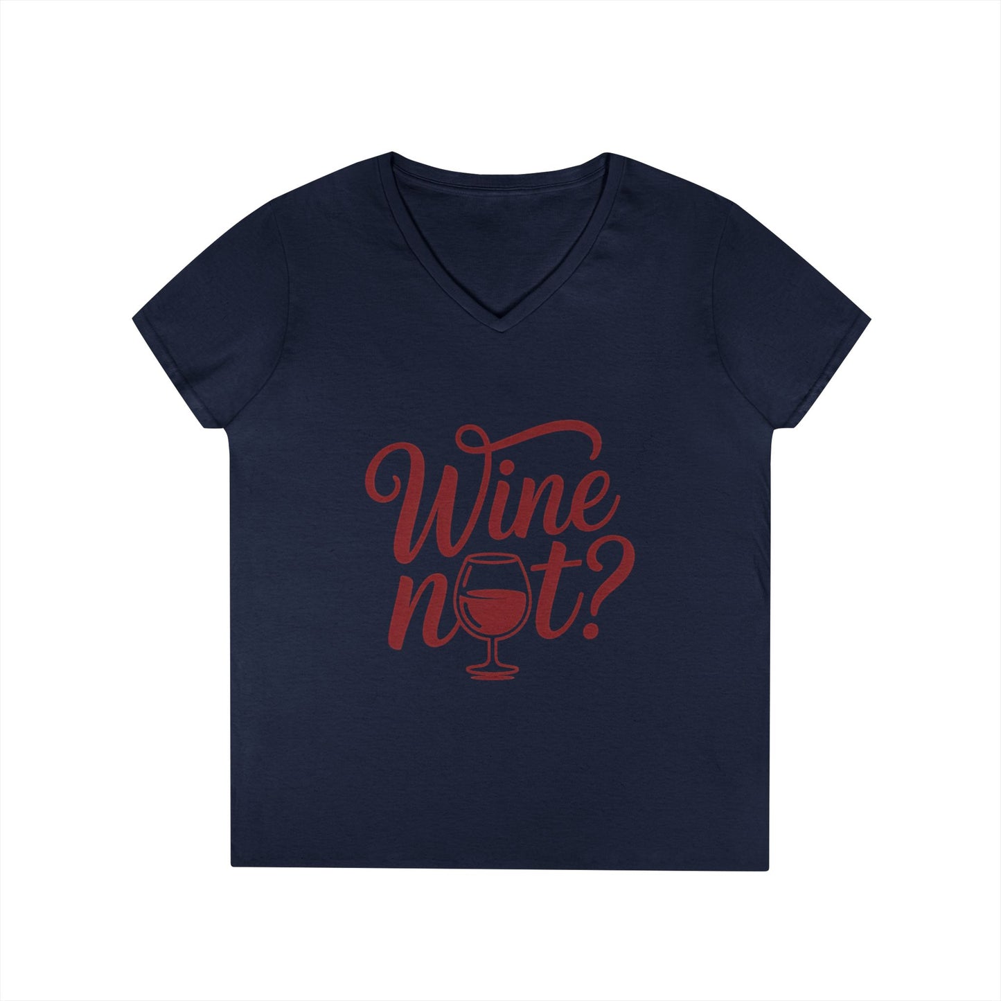 Wine Themed Ladies' V-Neck T-Shirt, Wine Lover Gift, Wine Humor Shirt, Girls Night Party Tee, Wine Pun Graphic Top, Fun Drink Shirt