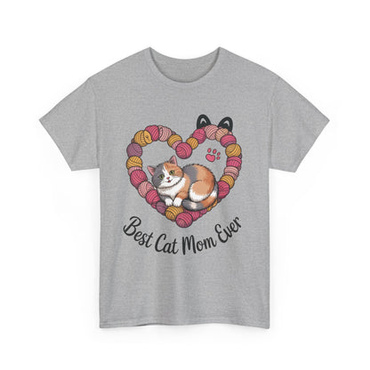 Best Cat Mom Ever T-Shirt, Cat Lover Gift, Pet Mom Shirt, Funny Animal Apparel, Cute Gift for Cat Moms, Gift for Cat Lovers, Kitty Mom Shirt