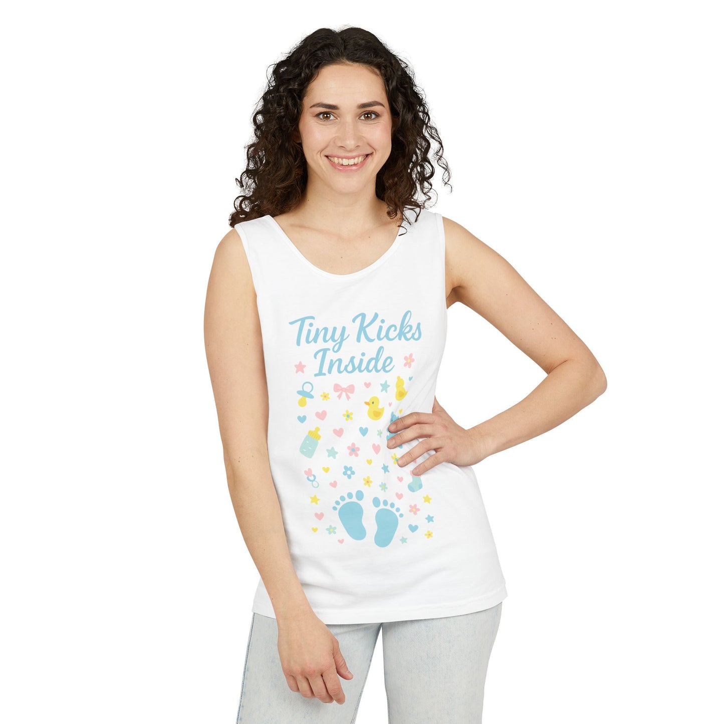 Maternity Tank Top Pregnancy Announcement Shirt, Cute Mom To Be Gift, Expecting Baby Gift, Pregnancy Reveal Top, Baby Shower Shirt