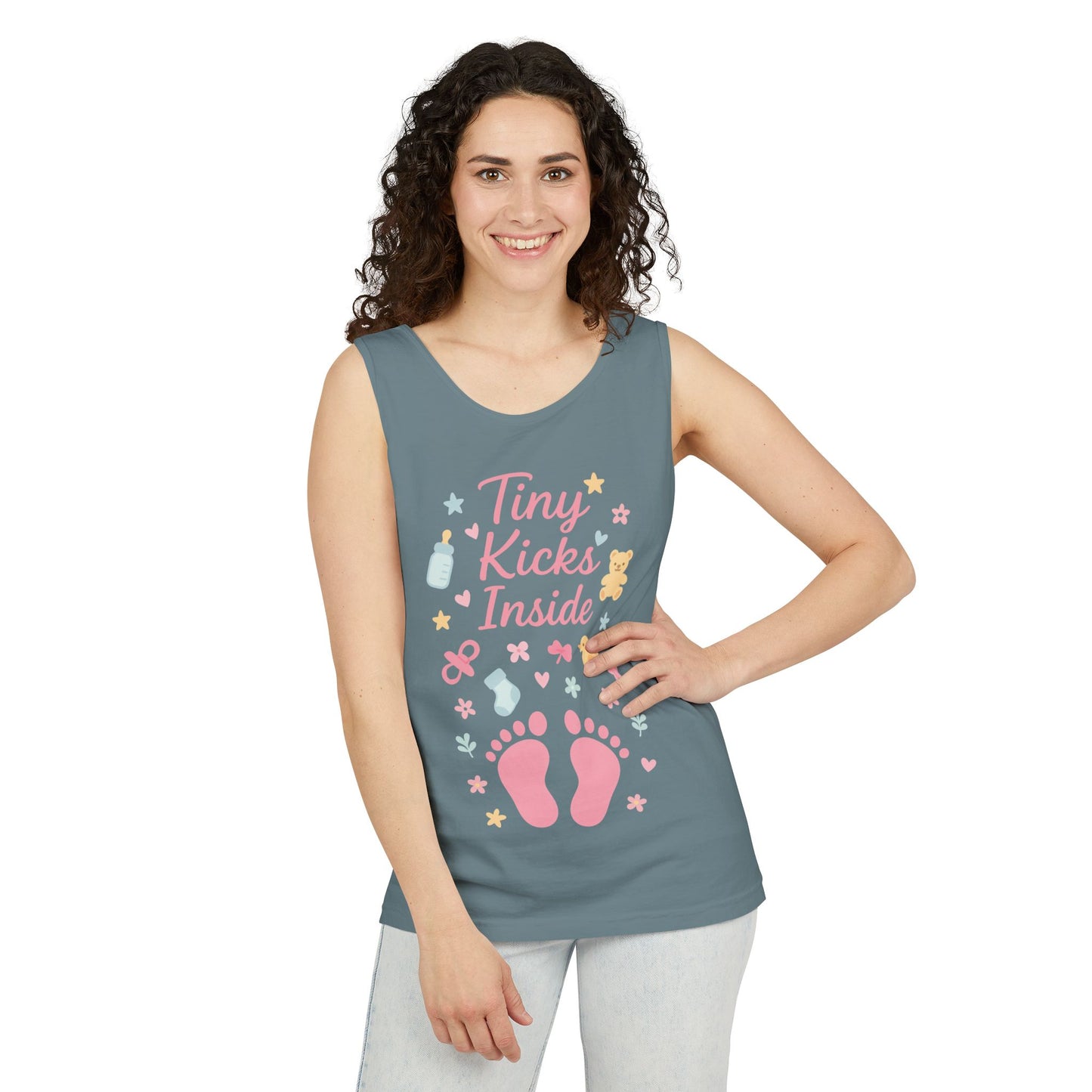 Maternity Tank Top Pregnancy Announcement Shirt, Cute Mom To Be Gift, Expecting Baby Gift, Pregnancy Reveal Top, Baby Shower Shirt