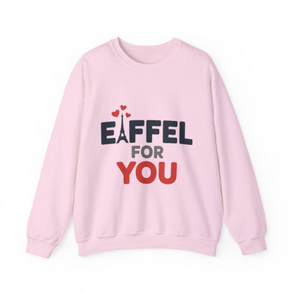 Womens Heavy Blend™ Crewneck Sweatshirt, Eiffel For You Romantic Paris Womens Sweatshirt