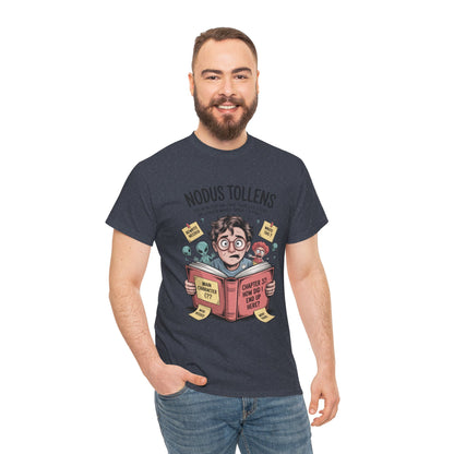 Nodus Tollens Men's T-Shirt, Men's Heavy Cotton Shirt, Latin Words, Moods & Modes, Self-Awareness, Quirky Humor Shirt