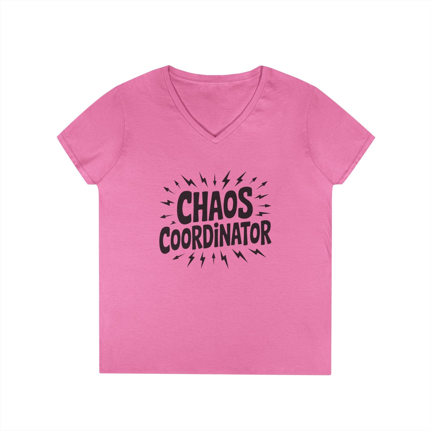 Chaos Coordinator Ladies' V-Neck T-Shirt, Funny Gift for Moms, Mother's Day Gift, Teacher Shirt, Casual Graphic Tee, Women's Gift Idea