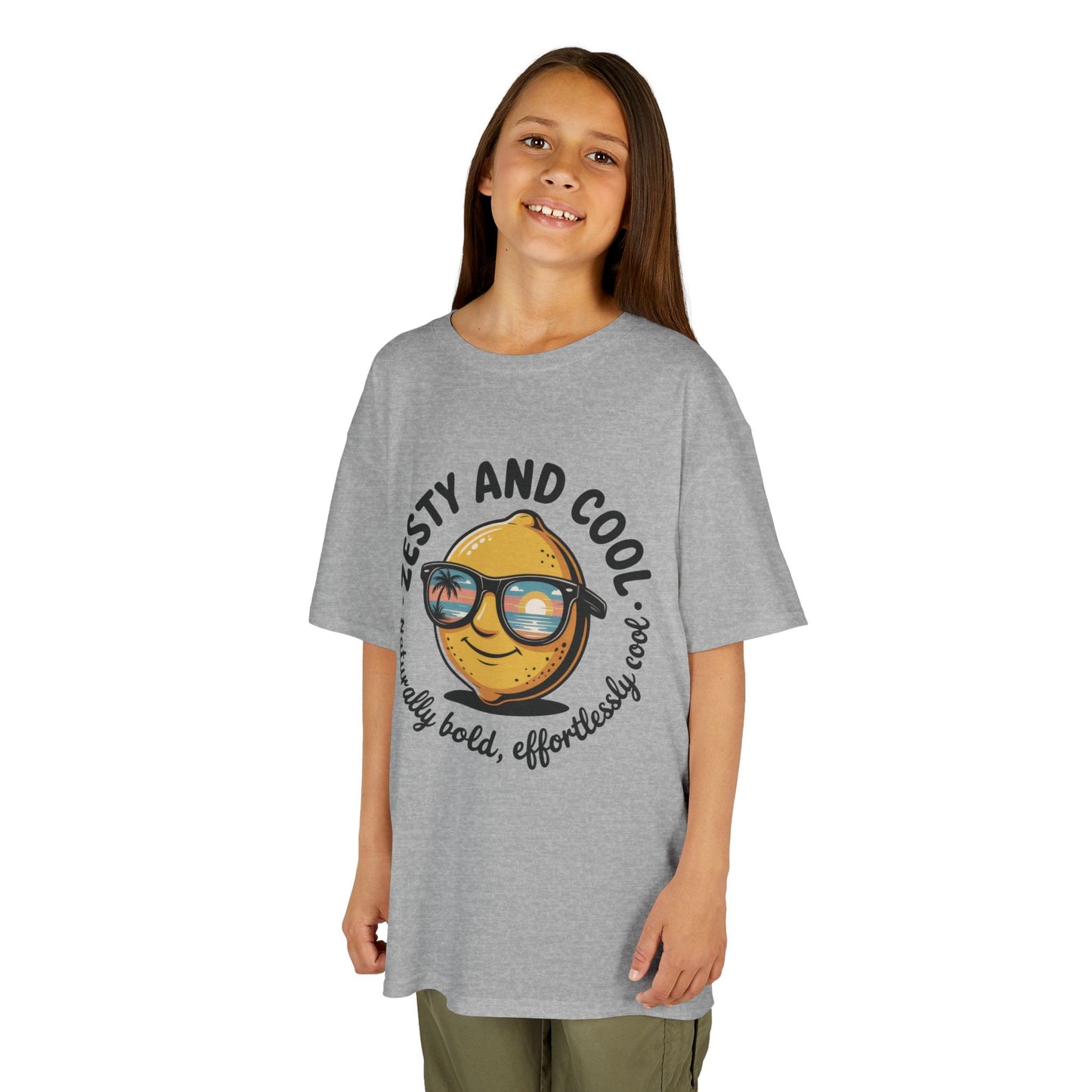 Zesty and Cool Kids Tee, Fun Summer Shirt, Birthday Gift for Kids, Playful Graphic Tee, Cool Kids Apparel, Fruit Tee for Boys and Girls
