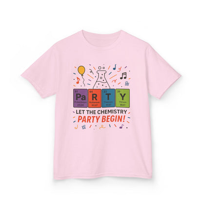 Kids' Chemistry Party T-Shirt, Periodic Table Tee, Funny Science Shirt for Boys & Girls, Science Tee, Unique Educational Apparel