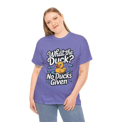 What The Duck Funny Womens Shirt, No Ducks Given T-Shirt, Cute Sarcastic Duck Tee, Sassy Rubber Duck Graphic Shirt, Humor Gift For Her