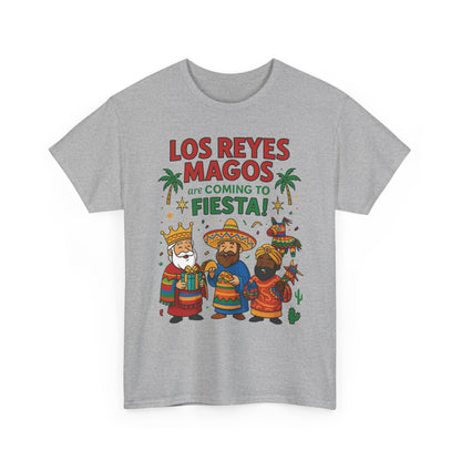 Los Reyes Magos Are Coming to Fiesta!, Funny Three Kings Day Shirt, Día de los Reyes Magos T-Shirt for Christmas Fiesta Lovers
