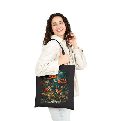 Stay Wild Tote Bag, Eco-Friendly Bag, Trendy Shopper, Nature Lover Gift, Summer Tote, Sustainable Fashion