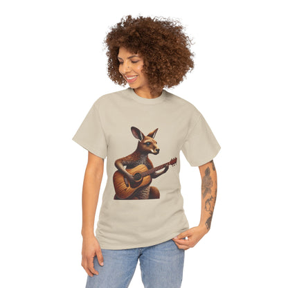 Funny Kangaroo Playing Guitar T-Shirt, Cute Animal Music Lover Shirt,  Aussie Wildlife Gift Idea, Music Lovers, Animal Tee, Fun Gift