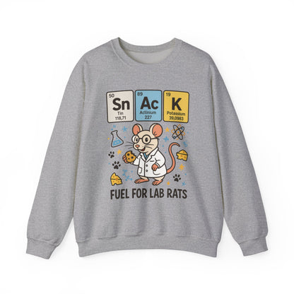 Lab Rat Science Sweatshirt, Science Crewneck, Funny Gift for Teachers, Chemistry Sweatshirt, Cute Lab Rat Design, Perfect for Birthdays
