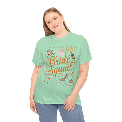 Bride Squad Shirt, Bachelorette Party T-Shirt, Bridesmaid Wedding Tee, Hen Party Matching Shirts, Bridal Shower, Gift for Bridesmaids