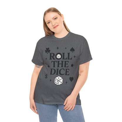 Fun Dice & Card Games Unisex Tee, Perfect for Game Nights, Gifts for Gamers, Poker Events, Gambling Shirt, Casino Wear, Poker T-Shirt