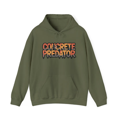 Mens Heavy Blend™ Hooded Sweatshirt, Concrete Predator Panther Hoodie Mens Urban Streetwear