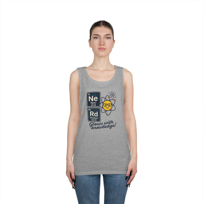 Nerd Tank Top for Men, Funny Science Shirt, Periodic Table Sleeveless Tee, Geeky Workout Shirt, Gift for Teachers, gift for Science Events