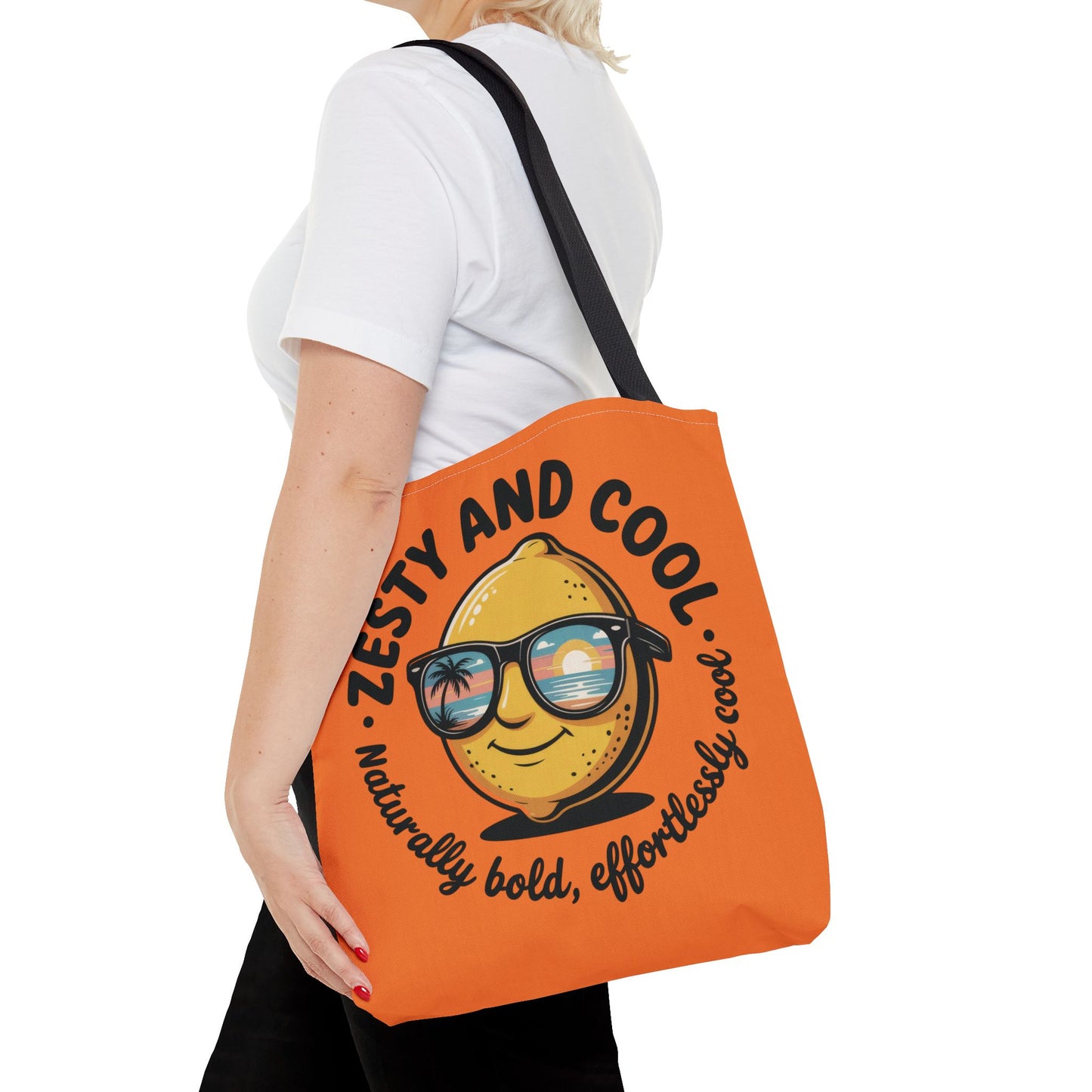 Zesty Lemon Tote Bag - Fun & Bold Carry-All for Everyday Use, Summer, Beach Days, Gifts, Eco-Friendly Shopping, Large Tote Bag