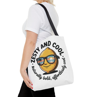 Zesty Lemon Tote Bag - Fun & Bold Carry-All for Everyday Use, Summer, Beach Days, Gifts, Eco-Friendly Shopping, Large Tote Bag