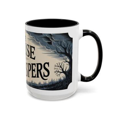 The House of Whispers Mug, Haunted Mansion Gothic Coffee Cup, Spooky Halloween Gift for Horror Lovers, Accent Coffee Mug (11, 15oz)