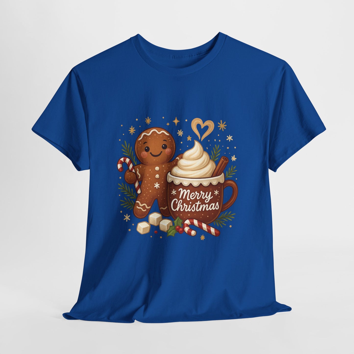 Gingerbread - Hot Cocoa Women's Christmas T-Shirt, Cozy Holiday Tee