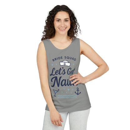 Lets Get Nauti Tank Top, Nautical Bachelorette Party Tee, Bride Squad Gift, Bridesmaid Hen Party Top, Fun Nautical Wedding Shirt