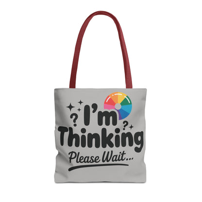 Whimsical Thinking Tote Bag, Funny Gift, Carry-All for Daily Use, Ideal for Birthdays and Graduations, Work or School Tote for Women and Men