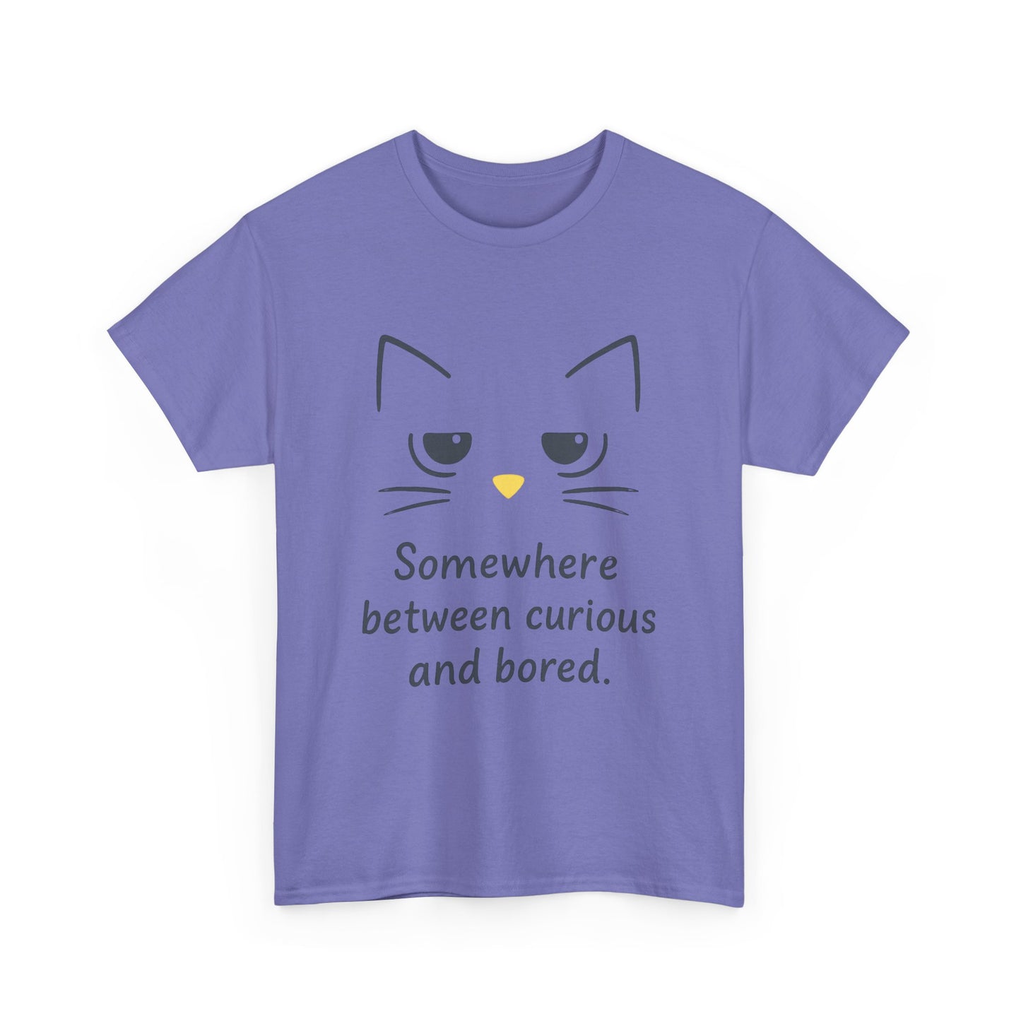 Funny Cat Quote Womens Tee, Comfortable Casual Shirt, Gift for Cat Lovers, Everyday Wear, Unique Humor Tee, Relaxed Fit Cotton