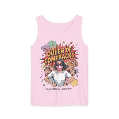 Funny Women's Tank Top, Queen of Comebacks Tee, Funny Graphic Tank, Gift for Her, Casual Wear, Comedy Apparel