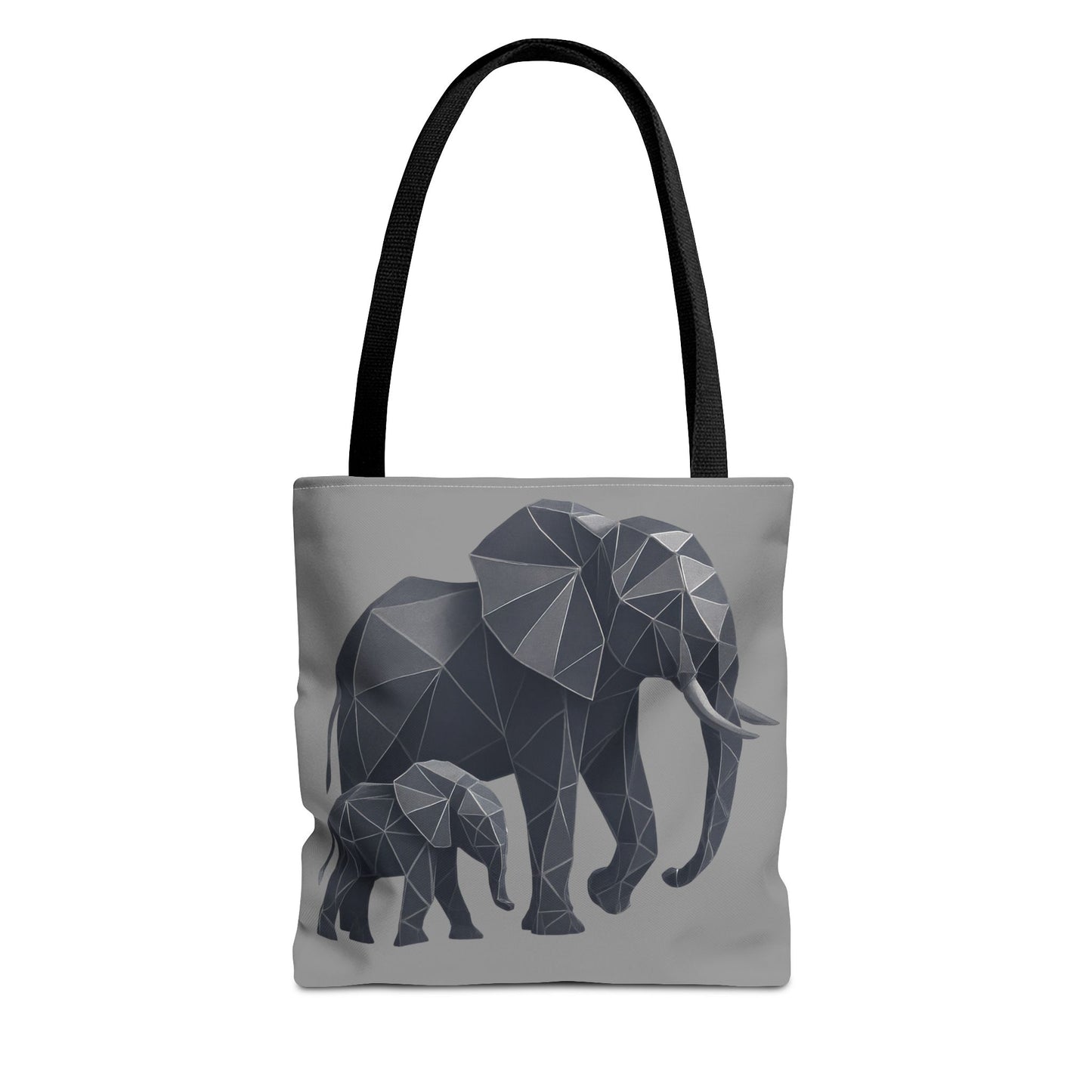 Elephant Geometric Tote Bag, Stylish Sustainable Bag, Boho Accessories, Animal Lover Gift, Canvas Shopping Bag, Beach Tote