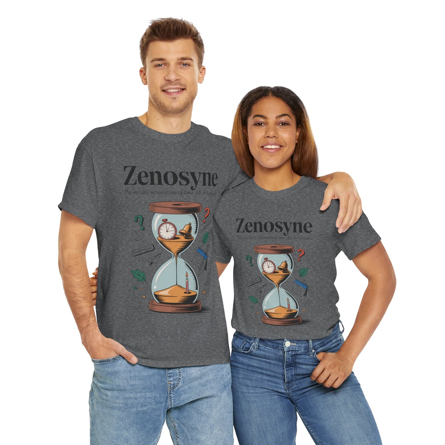 Zenosyne Unisex Heavy Cotton Tee, Aesthetic Word Tee, existential tee, Emotional Word Tee, Moody Graphic Tee, Philosophical Tee