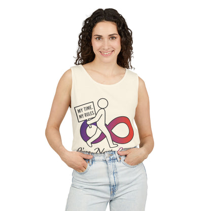 My Time My Rules Womens Tank Top, Funny T-Shirt, Casual Wear, women empowerment tee, confident woman shirt, self love t shirt