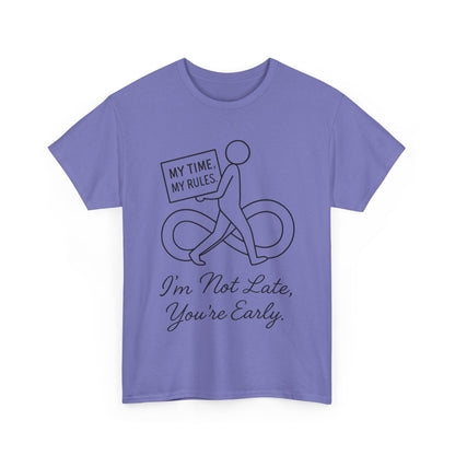 My Time My Rules Women's Heavy Cotton Tee, Funny T-Shirt, Casual Wear, women empowerment tee, confident woman shirt, self love t shirt