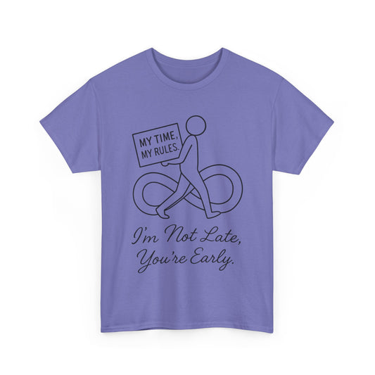 My Time My Rules Women's Heavy Cotton Tee, Funny T-Shirt, Casual Wear, women empowerment tee, confident woman shirt, self love t shirt