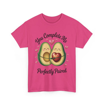Cute Avocado Love Womens Tee, Perfect for Couples, Valentine's Day Gift, Relationship Shirt, Avocado Lover Apparel