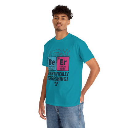 Mens Beer Science T-Shirt, Periodic Table Tee, Nerd Shirt for Him, Science Gift Tee, Chemistry Shirt, Science Lover Apparel, STEM Outfit