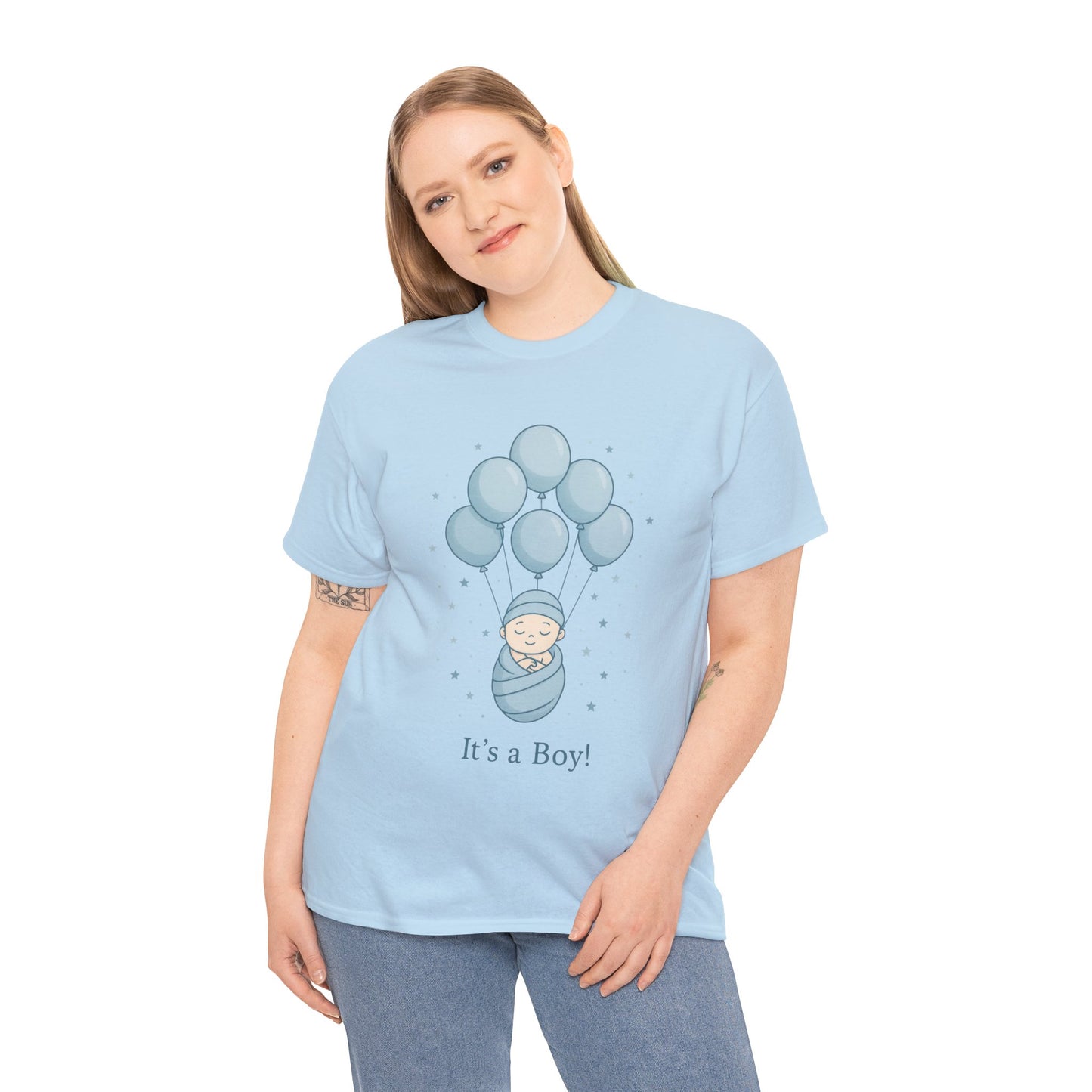 Its a Boy Maternity T-Shirt, Baby Boy Pregnancy Announcement Shirt, Gender Reveal Mom To Be Gift, Expecting Baby Shower Tee