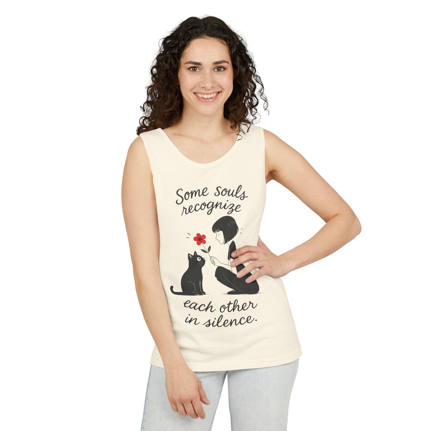 Cat Lover's Womens Tank Top, Perfect for Pet Lovers, Gift for Birthdays, Relaxation Wear, Cute Cat Lovers Womens Tee,