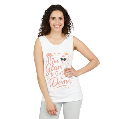 Too Glam to Give a Damn Bridal Party Tank Top, Bachelorette Party Tee, Bridesmaid Wedding Tee, Hen Party Top, Bridal Shower,Bridesmaids Gift