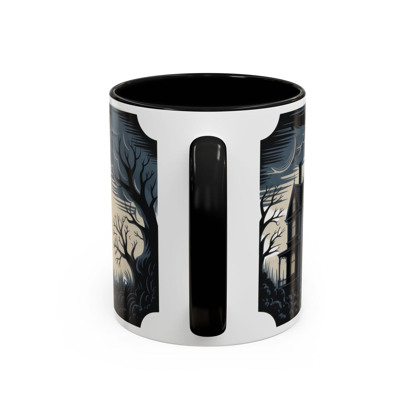 The House of Whispers Mug, Haunted Mansion Gothic Coffee Cup, Spooky Halloween Gift for Horror Lovers, Accent Coffee Mug (11, 15oz)