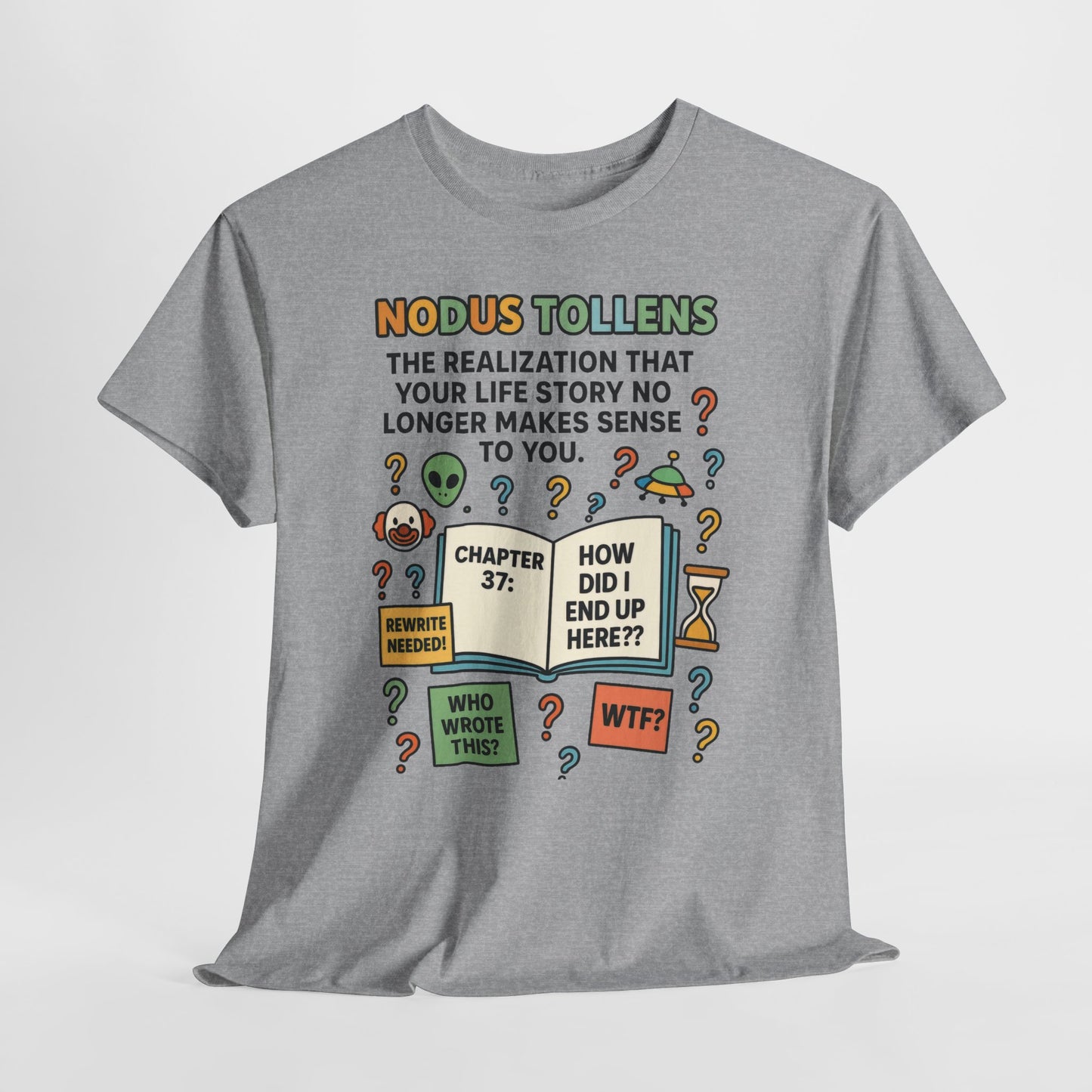 Nodus Tollens Women's Tee, Latin Words, Moods & Modes, Self-Awareness, Personal Development, Funny Existential Graphic Tee, Book Lover Gift