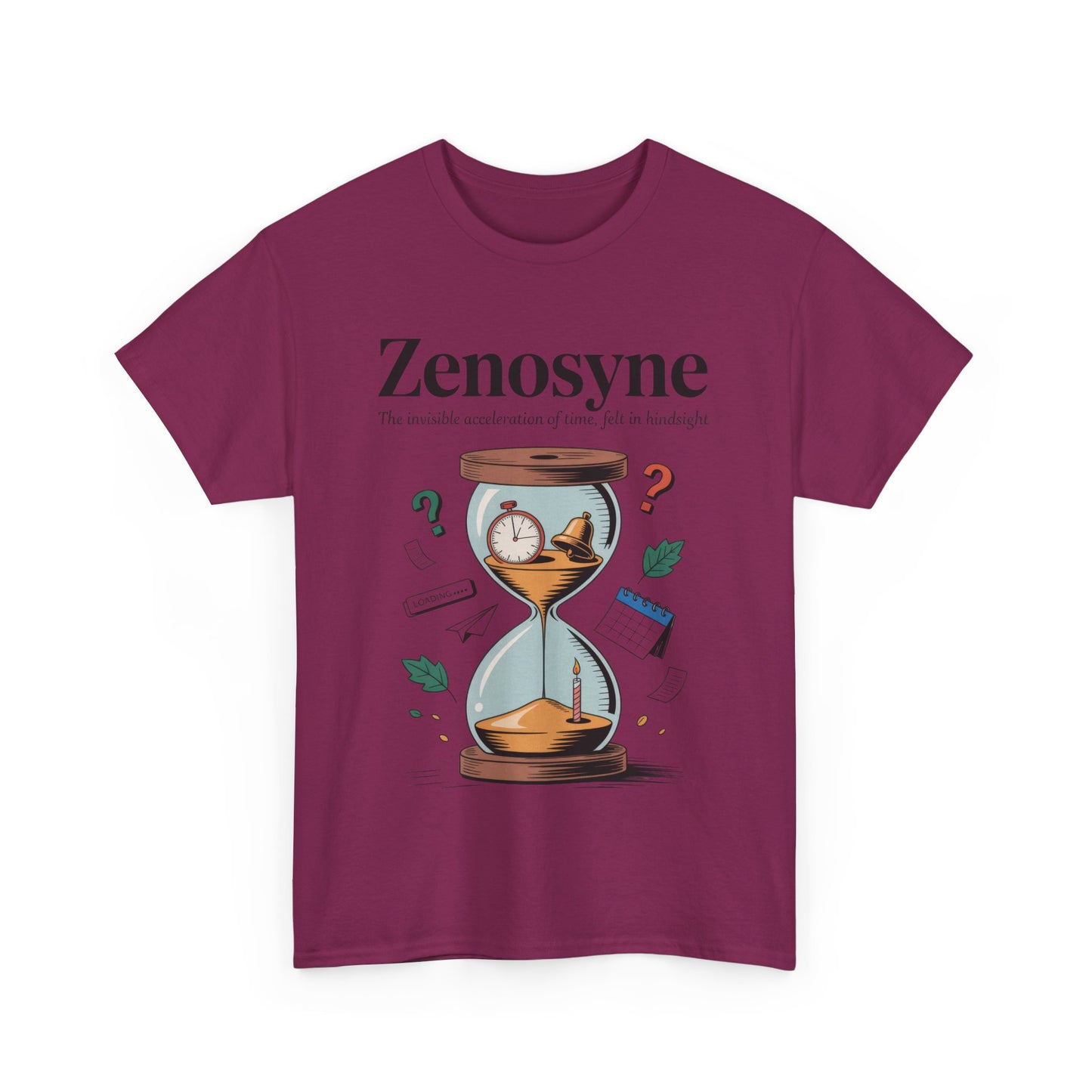 Zenosyne Unisex Heavy Cotton Tee, Aesthetic Word Tee, existential tee, Emotional Word Tee, Moody Graphic Tee, Philosophical Tee