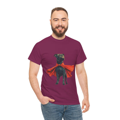 Superhero Dog Tee - Playful Pet Shirt, Gift for Dog Lovers, Fun Casual Wear, Perfect for Birthdays