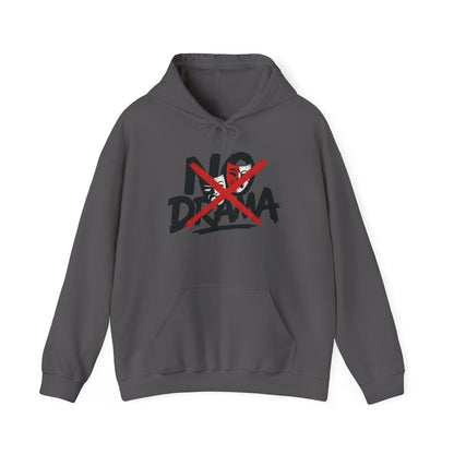 No Drama Mens Hoodie, Cozy Hoodie, Everyday Wear, Gift for Friend, Casual Fashion, Relaxed Vibes