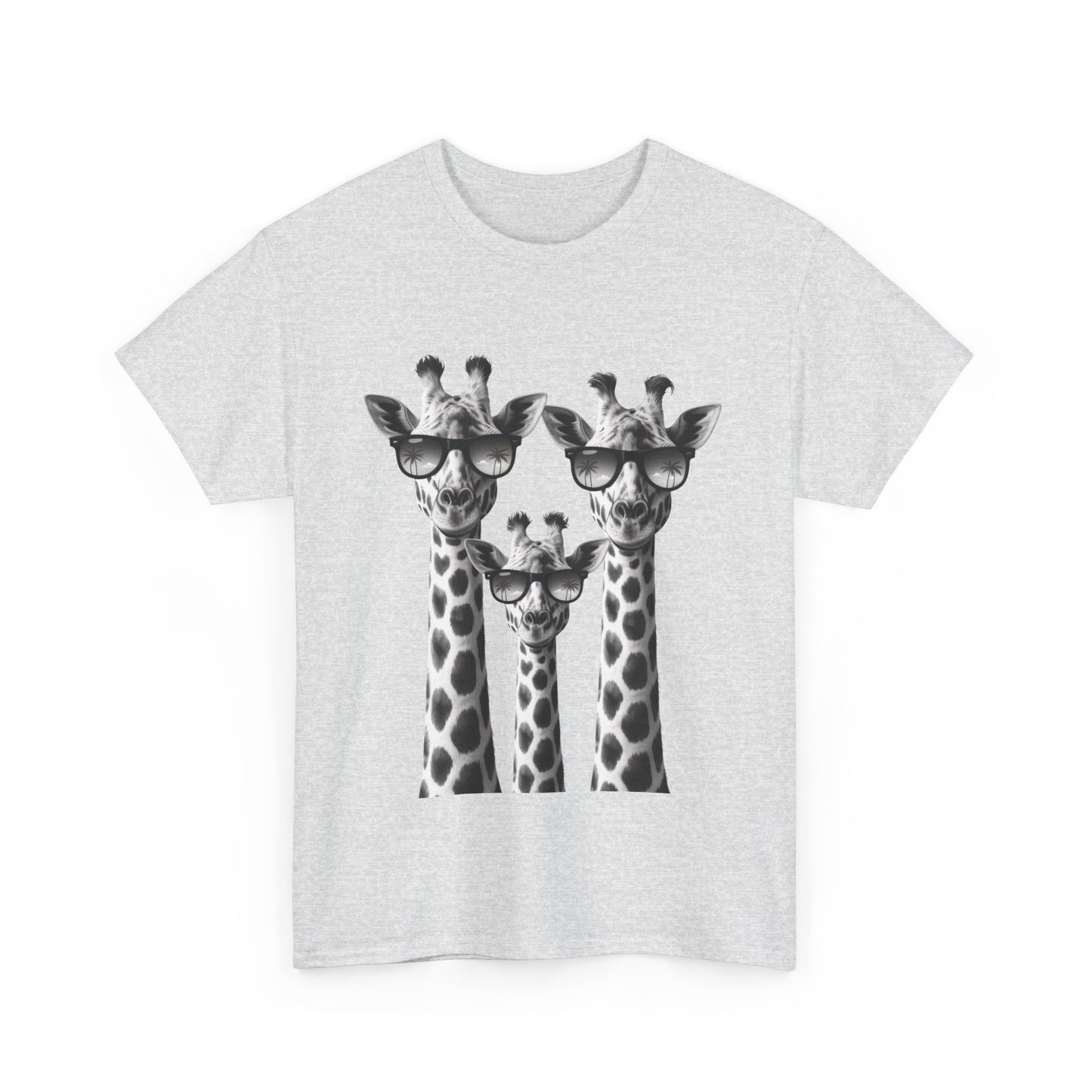 Cool Giraffes Unisex Tee, Fun Gift for Animal Lovers, Nature Enthusiasts, Safari Wildlife Lover Shirt