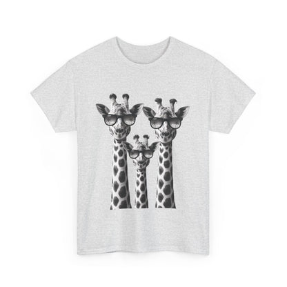Cool Giraffes Unisex Tee, Fun Gift for Animal Lovers, Nature Enthusiasts, Safari Wildlife Lover Shirt