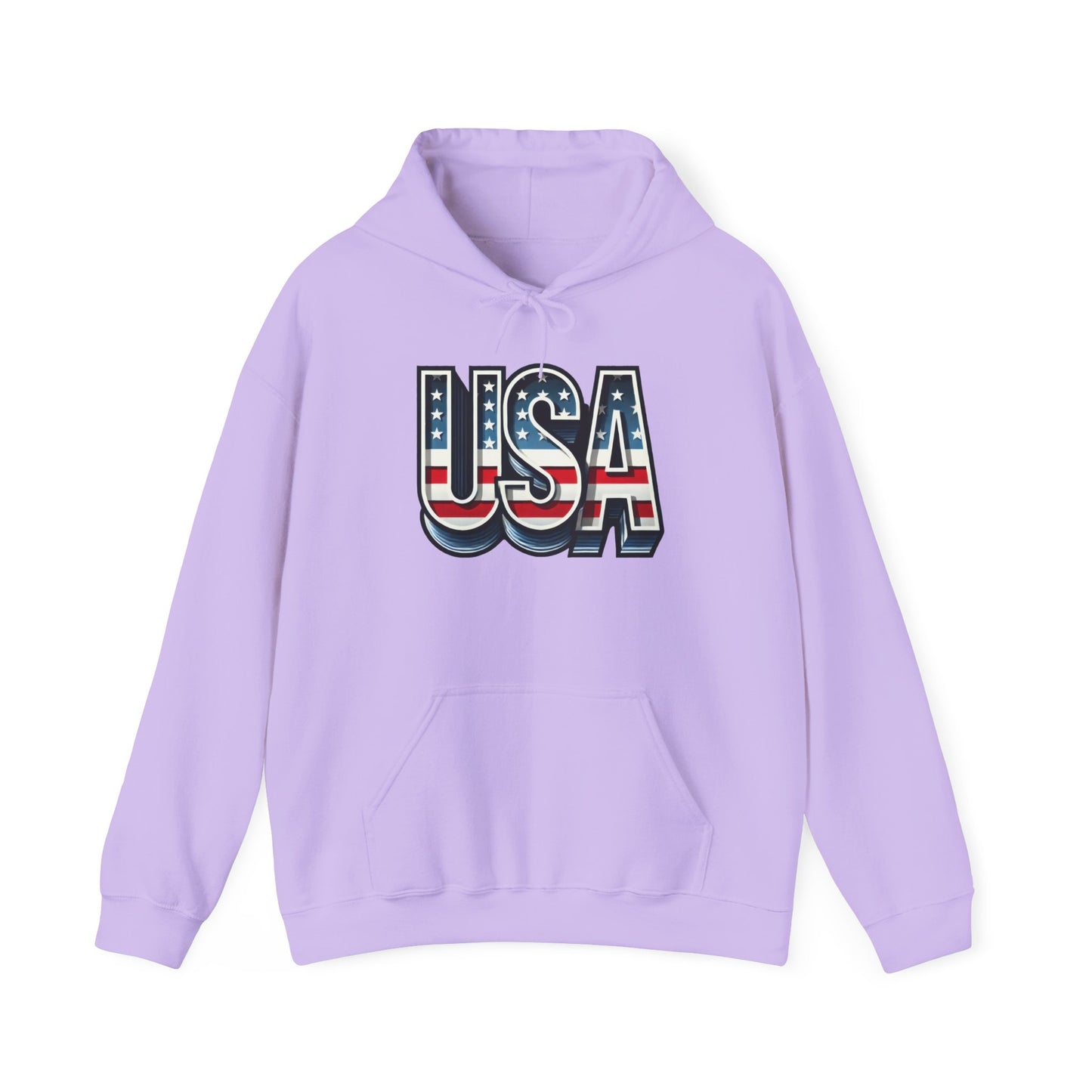 USA Flag Unisex Hoodie, Patriotic Sweatshirt, Independence Day Gift, American Pride Apparel, Casual Layering