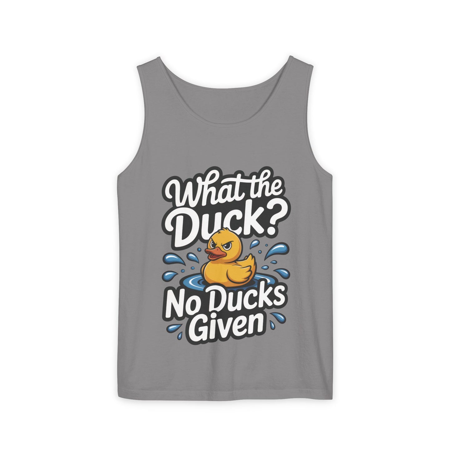 What The Duck Funny Womens Tank Top, No Ducks Given Tee, Sarcastic Duck Tee, Rubber Duck Graphic Tank, Humor Gift For Her,Beach Party Outfit